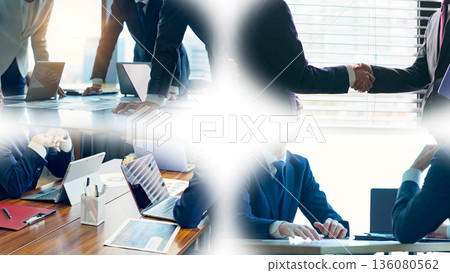 各種商業場景的拼貼視頻 136080562