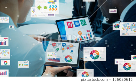 跨國商務人士會議與數位資料影像 136080615