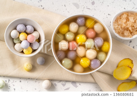 glutinous rice balls winter solstice colorful five elements colorful tangyuan タンユエン もち団子 glutinous rice balls winter solstice colorful five elements colorful tangyuan タンユエン もち団子 136080681