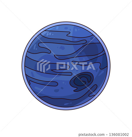 illustration of Neptune 136081002