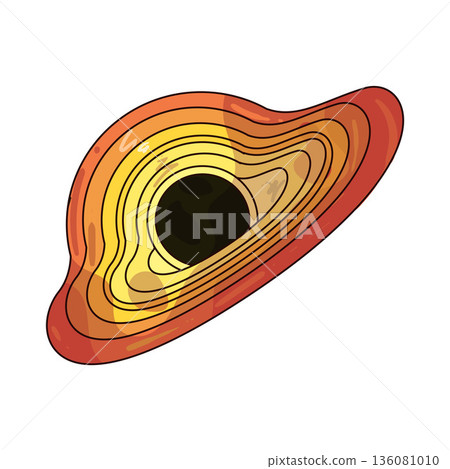 illustration of Black Hole 136081010