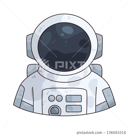 illustration of Astronaut 136081018