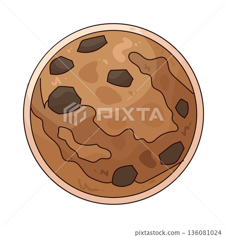illustration of Rocky Planet 136081024