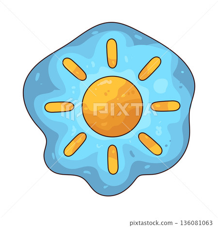 illustration of Shining Sun illustration of Shining Sun 136081063
