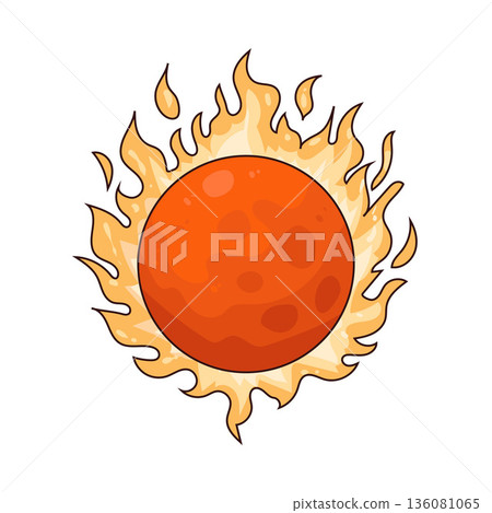 illustration of Burning Sun 136081065