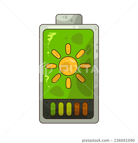 illustration of Sun Battery illustration of Sun Battery 136081090