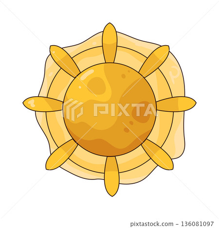 illustration of Sunshine illustration of Sunshine 136081097