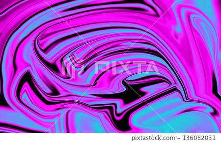 Neon Pink Cyan Abstract Liquid Swirl Background Neon Pink Cyan Abstract Liquid Swirl Background 136082031