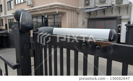 The Innovative Automated Gate Mechanism that is utilized in a Modern Facility Setting The Innovative Automated Gate Mechanism that is utilized in a Modern Facility Setting 136082647