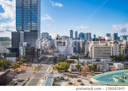 名古屋榮街景,地標名古屋榮工程即將完工(愛知縣名古屋市) 名古屋榮街景,地標名古屋榮工程即將完工(愛知縣名古屋市) 136082845