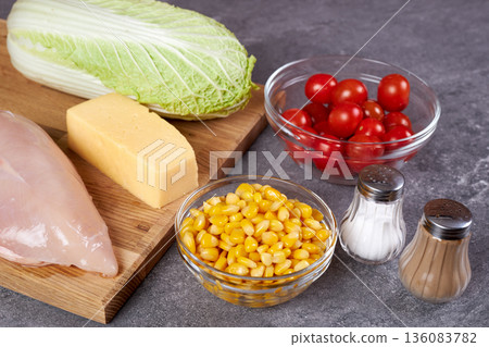 The cook is preparing food. The cook is preparing food. 136083782