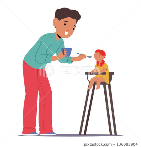 Little boy playing with doll challenging traditional masculine stereotypes and gender roles 136083904