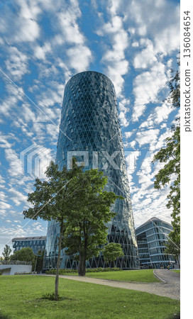 eco business and future city concept 136084654