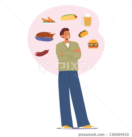 Traditional male eating habits according to social norms, common standards and gender role Traditional male eating habits according to social norms, common standards and gender role 136084910