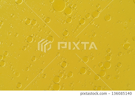Golden abstract background with bubbles 136085140