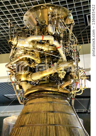 The engine of the LE-5, a domestically developed rocket engine capable of re-ignition. 136085422