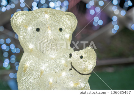 Shibata Fantasy Illumination: Glowing Polar Bear Parent and Child Shibata Fantasy Illumination: Glowing Polar Bear Parent and Child 136085497