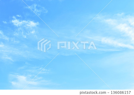 Image of cirrus clouds racing by at breakneck speed (taken by fix) Image of cirrus clouds racing by at breakneck speed (taken by fix) 136086157