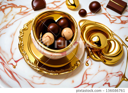 Valentine's Day chocolate image 136086761