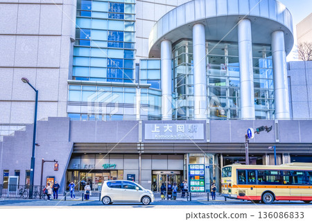 Urban landscape of Konan Ward, Yokohama City, Kamiooka Station 136086833