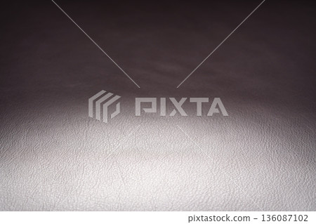 Closeup of full grain dark brown leather Closeup of full grain dark brown leather 136087102