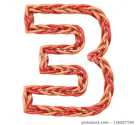 pile of rope pile of rope 136087599