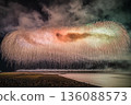 Gion Kashiwazaki Festival: Seaside Fireworks Display: 100 100-meter fireworks simultaneously 136088573