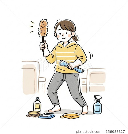 清潔插圖 清潔插圖 136088827