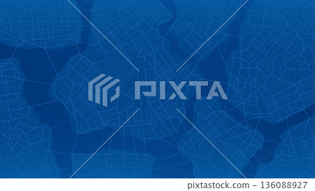 Abstract transportation background. City top view. View from above the map buildings. View from above the map. Detailed view of city. Decorative graphic tourist map. Vector, illustration. Abstract transportation background. City top view. View from above the map buildings. View from above the map. Detailed view of city. Decorative graphic tourist map. Vector, illustration. 136088927