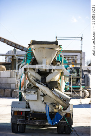 Concrete factory mixer truck Concrete factory mixer truck 136089235