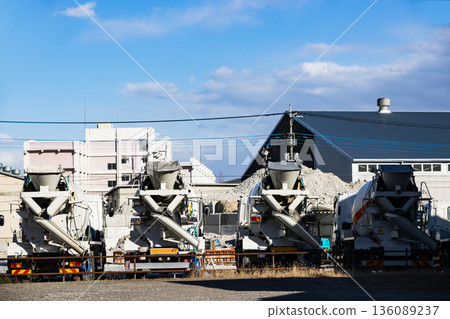 Concrete factory mixer truck Concrete factory mixer truck 136089237