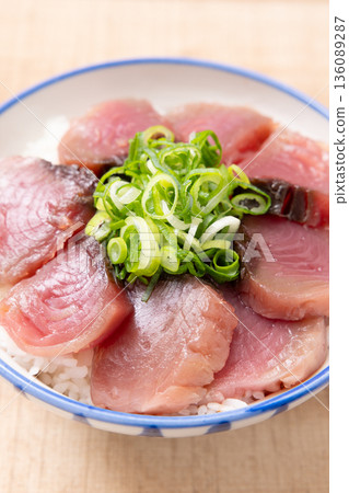 Delicious bonito bowl Delicious bonito bowl 136089287