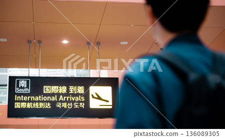 國際到達資訊顯示器 ■攝影合作：關西國際機場（KIX） 136089305