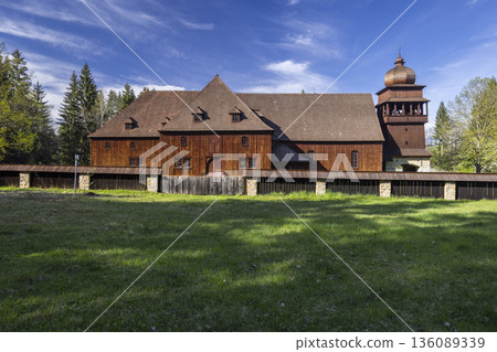 Articulating wooden articular church in Svaty Kriz, Slovakia Articulating wooden articular church in Svaty Kriz, Slovakia 136089339