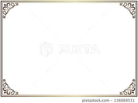 Elegant frame 136089531