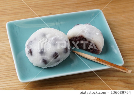 美味的豆大福麻糬 美味的豆大福麻糬 136089794