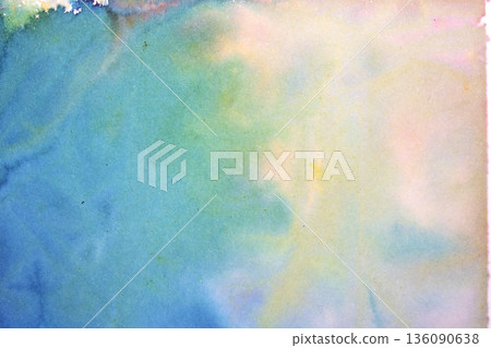 Vibrant splash of colour watercolor paints background Vibrant splash of colour watercolor paints background 136090638