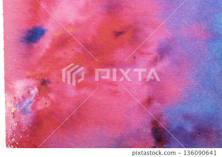 Vibrant splash of colour watercolor paints background Vibrant splash of colour watercolor paints background 136090641