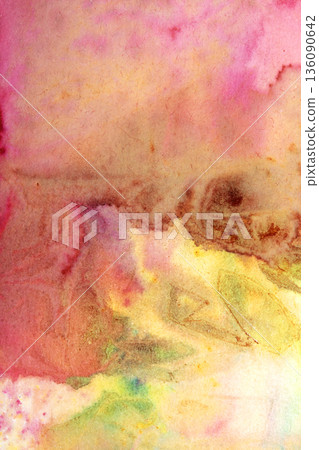 Vibrant splash of colour watercolor paints background Vibrant splash of colour watercolor paints background 136090642