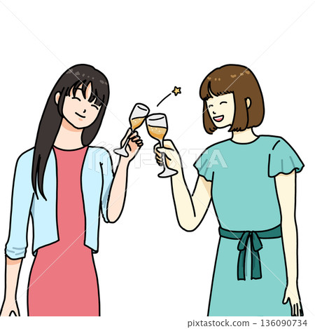 A young woman toast 136090734