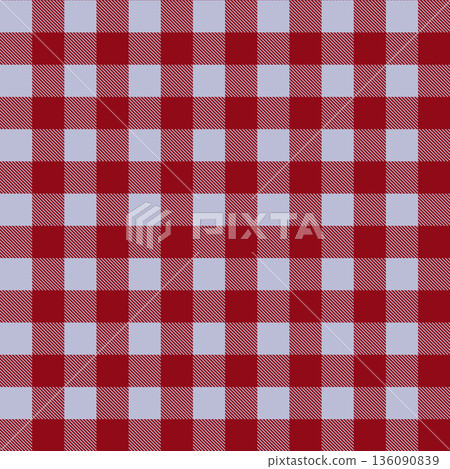 Classic Red Gingham Check Pattern Print Classic Red Gingham Check Pattern Print 136090839