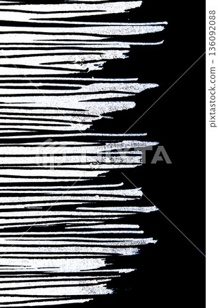 Thick Ink Pen Paint Black Lines on White Background Zebra Skin Barcode Shapes Thick Ink Pen Paint Black Lines on White Background Zebra Skin Barcode Shapes 136092088