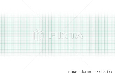 green graph paper background with clean grid lines, ideal for education, math worksheets, engineering notes, planning layouts, design templates, and modern presentations with ample copy space 136092155
