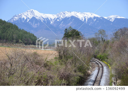 The Koumi Line tracks near Yatsugatake and Nobeyama 136092499