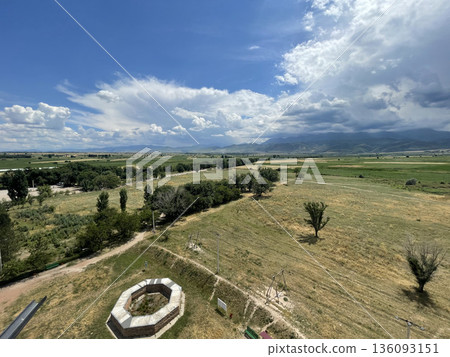 View from the tower in Kyrgyzstan View from the tower in Kyrgyzstan 136093151