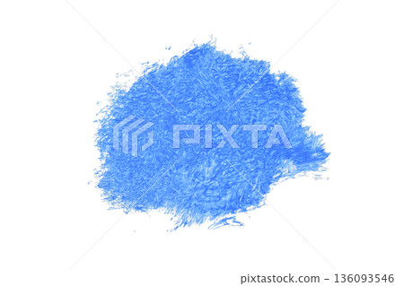 Watercolor spot of blue color. Watercolor spot of blue color. 136093546