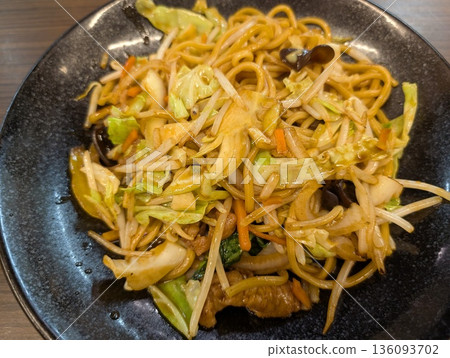 Delicious yakisoba Delicious yakisoba 136093702