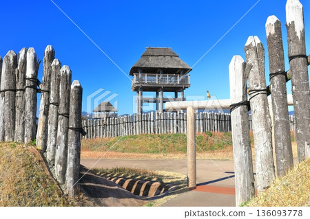 [Saga Prefecture] Yoshinogari Historical Park under clear skies (South Inner Guo) 136093778