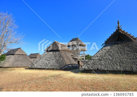 [Saga Prefecture] Yoshinogari Historical Park under clear skies (South Inner Guo) 136093785