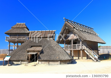 [Saga Prefecture] Yoshinogari Historical Park under clear skies (North Inner Guo) 136093790
